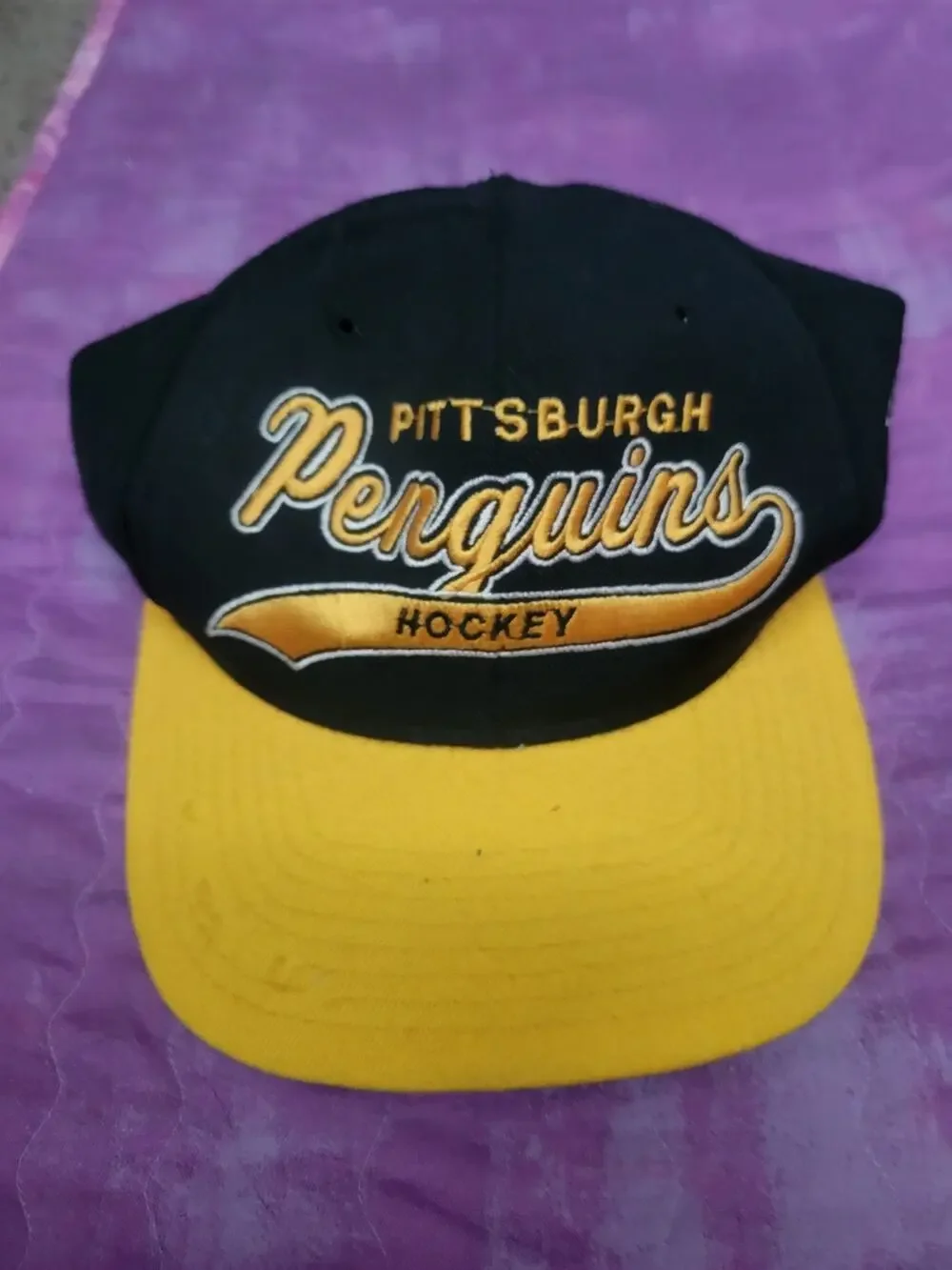 Vintage Pittsburgh Penguins STARTER Snapback Hockey Hat